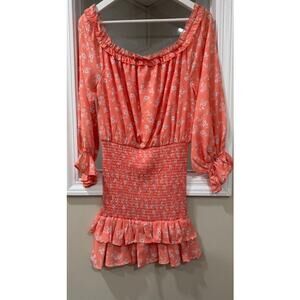 Flying Tomatoes Coral Dress